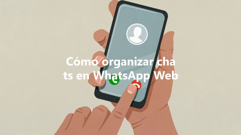 Cómo organizar chats en WhatsApp Web 三